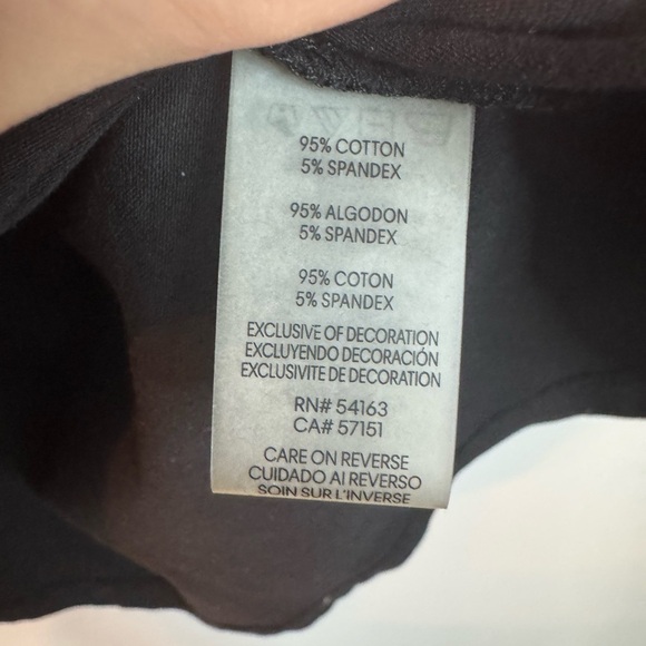 Karl Lagerfeld Black & White Graphic T-Shirt | Size Small - Picture 8 of 8